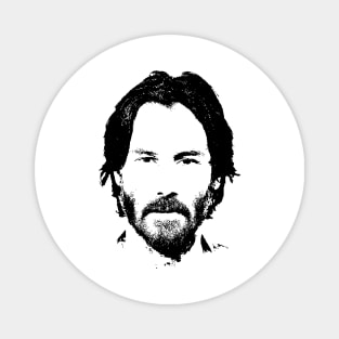 Keanu Reeves pop art portrait Magnet